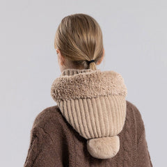 Women's Knitted 3-in-1 Cold-Proof Hat