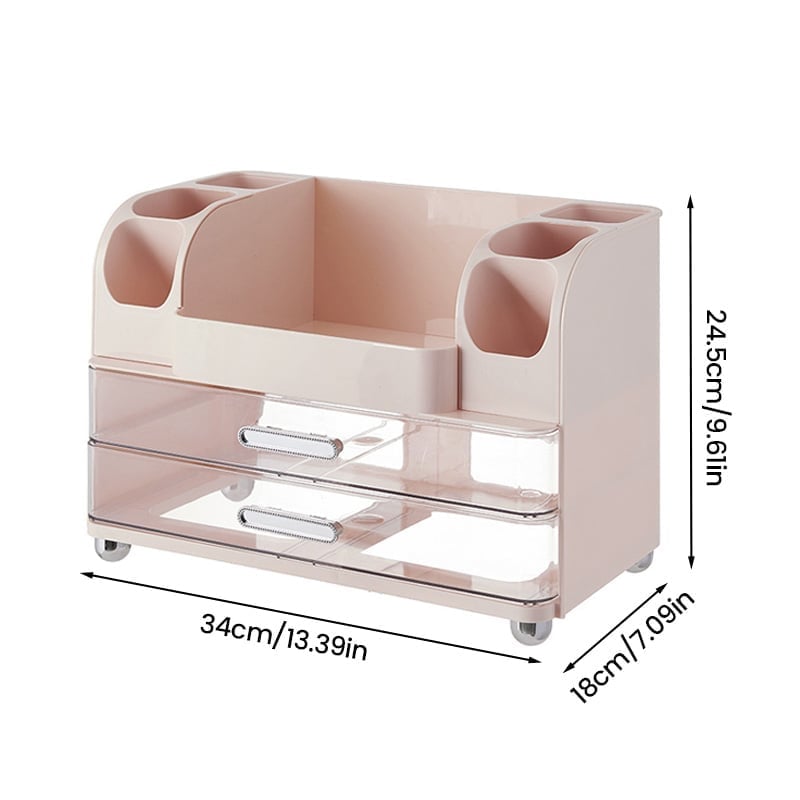 Desktop Makeup Organizer with Drawers