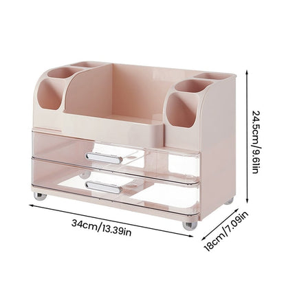 Desktop Makeup Organizer with Drawers