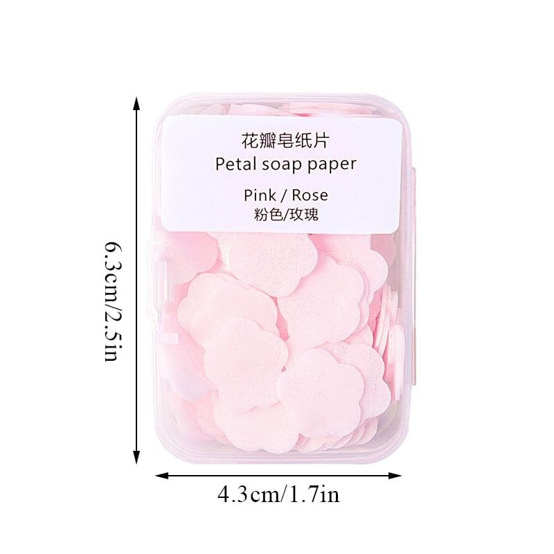 Petal Soap Paper Sheets – Lightweight Floral Hand Wash for Travel & Daily Use
