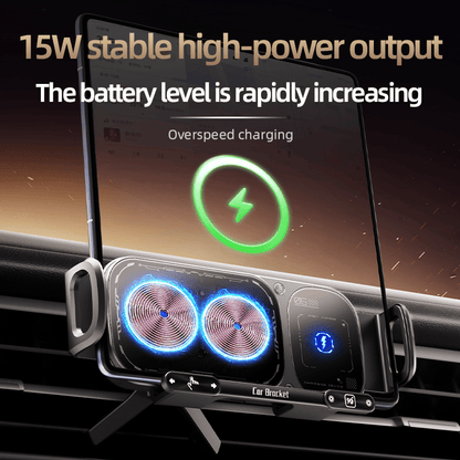 Wireless Charging Rotating Car Mount
