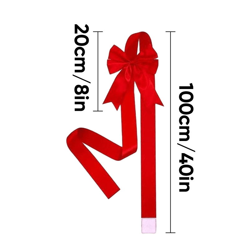 Christmas Door Bow Ribbon Decoration