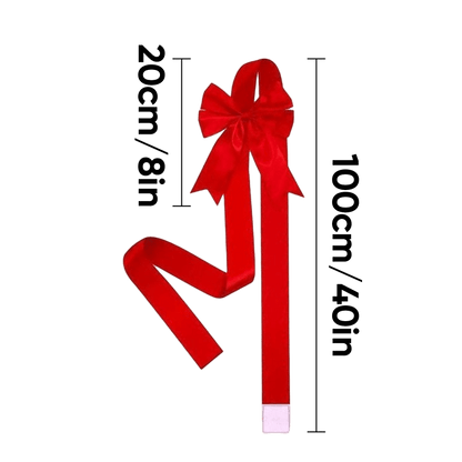Christmas Door Bow Ribbon Decoration