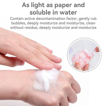 Petal Soap Paper Sheets – Lightweight Floral Hand Wash for Travel & Daily Use