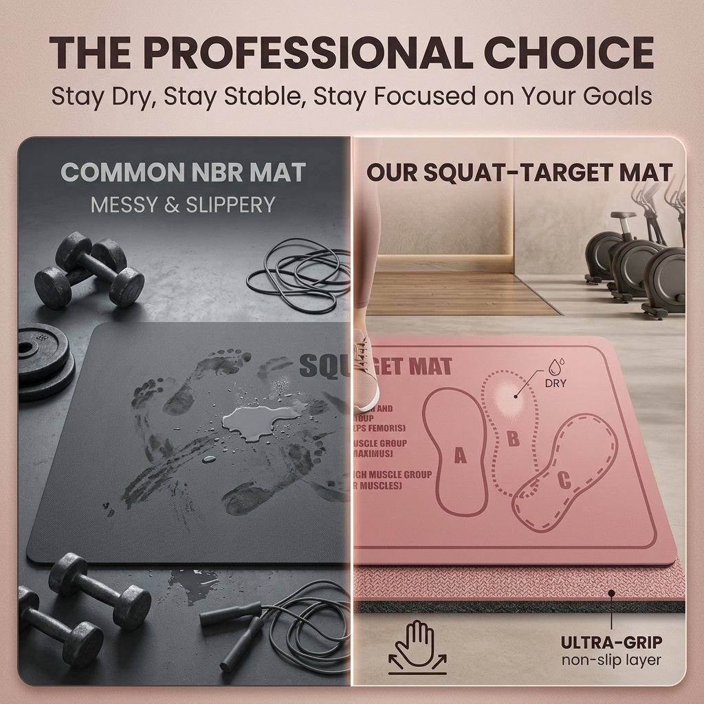 Pilates Squat Guide Mat