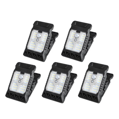 USB & Solar Powered Motion Sensor Clip Lights