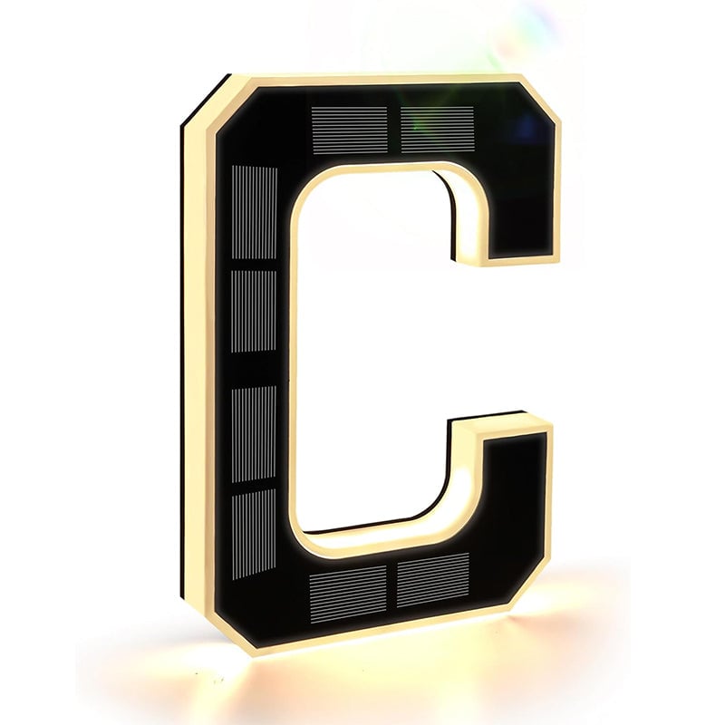 Solar-Powered Outdoor House Number Light