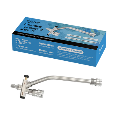 Enhance Your Car Washing Experience -  Foam Cannon Dual Connector Accessory