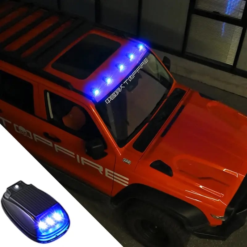 Solar Car Roof RGB Strobe Light