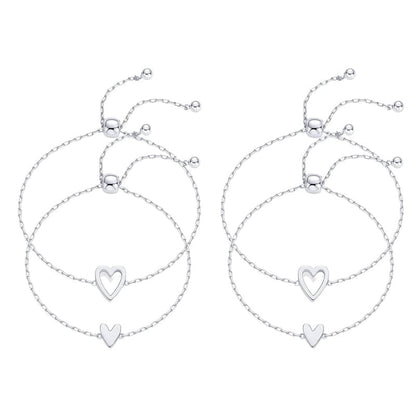 Adjustable Love Friendship Two Bracelet Pack
