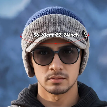 Windproof Thermal Cap with Visor
