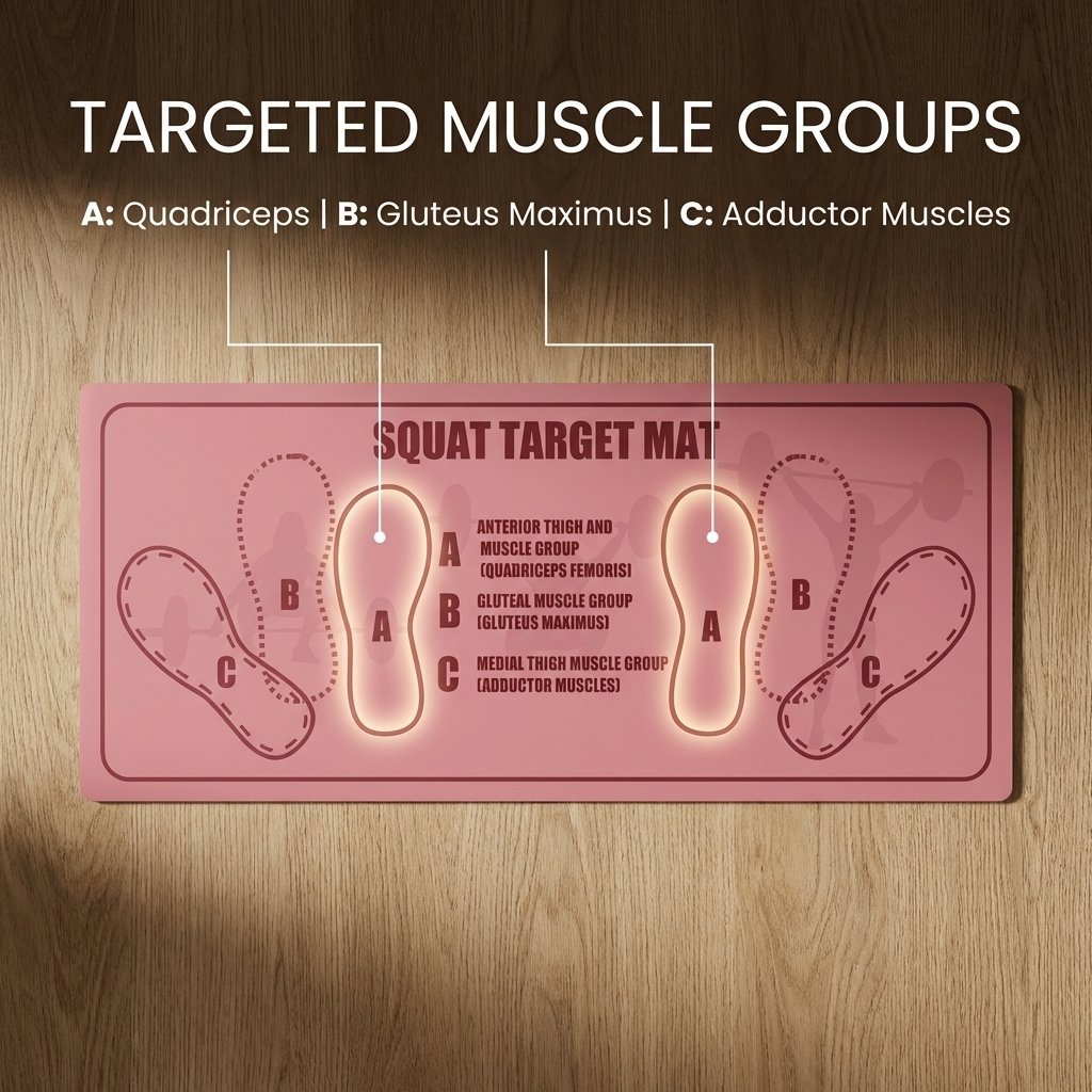 Pilates Squat Guide Mat