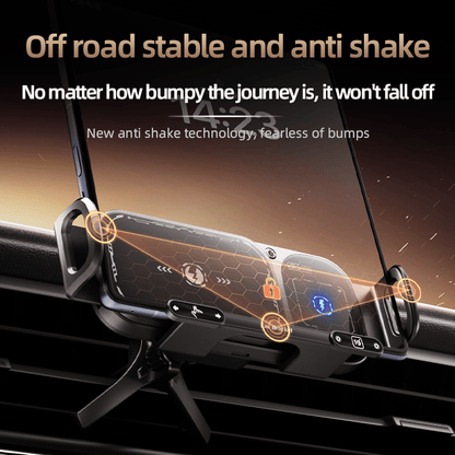 Wireless Charging Rotating Car Mount