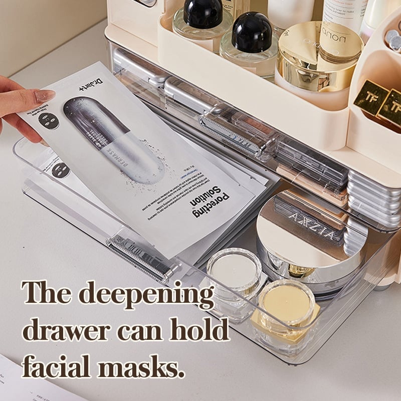 Desktop Makeup Organizer with Drawers