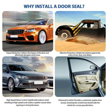 🚗 Automotive Weather Stripping Rubber Seal