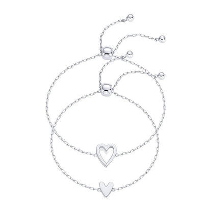 Adjustable Love Friendship Two Bracelet Pack