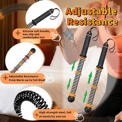 Adjustable Ropeless Battle Ropes Training