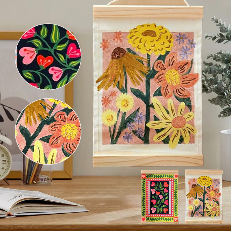 Hearts in Full Bloom Paint by Number Kit