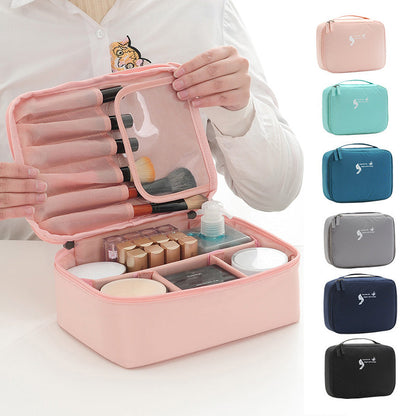 Multifunctional Compartmentalized Square Bag Travel Storage Bag