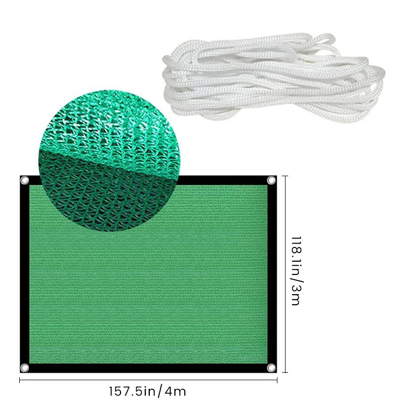 High-Density Sunshade Net For Courtyard
