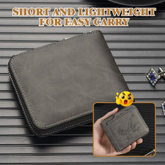 Retro Eagle Embossed Horizontal Men's Wallet